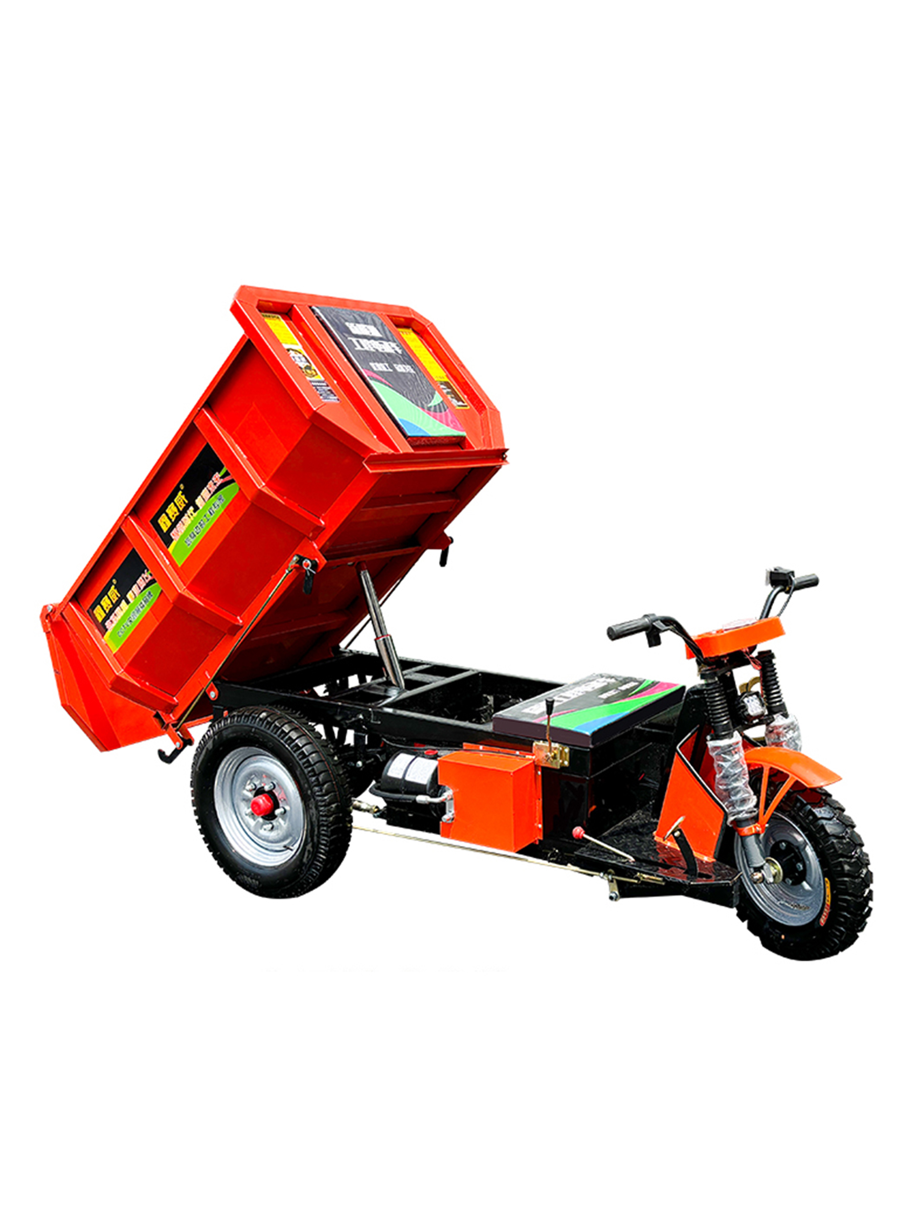 1.4m electric tricycle hydraulic concrete truck