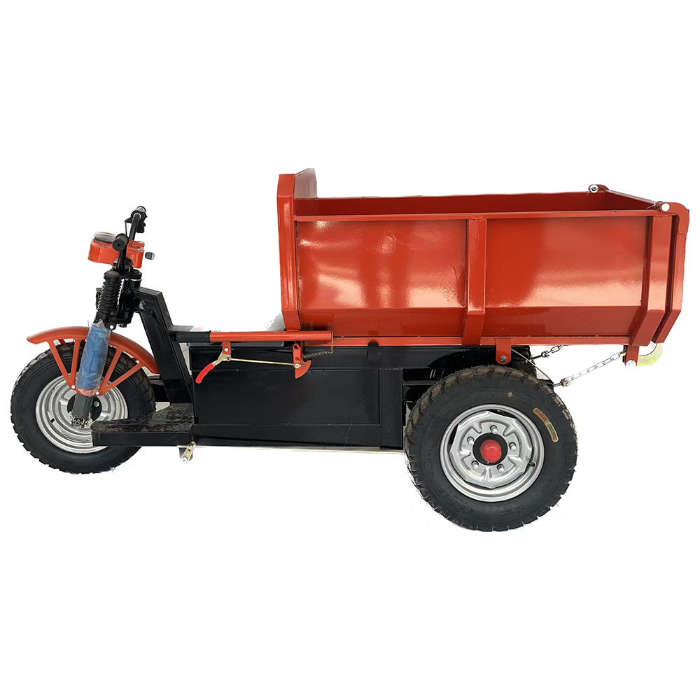 1.2m compartment electric tricycle construction site sand pulling vehicle
