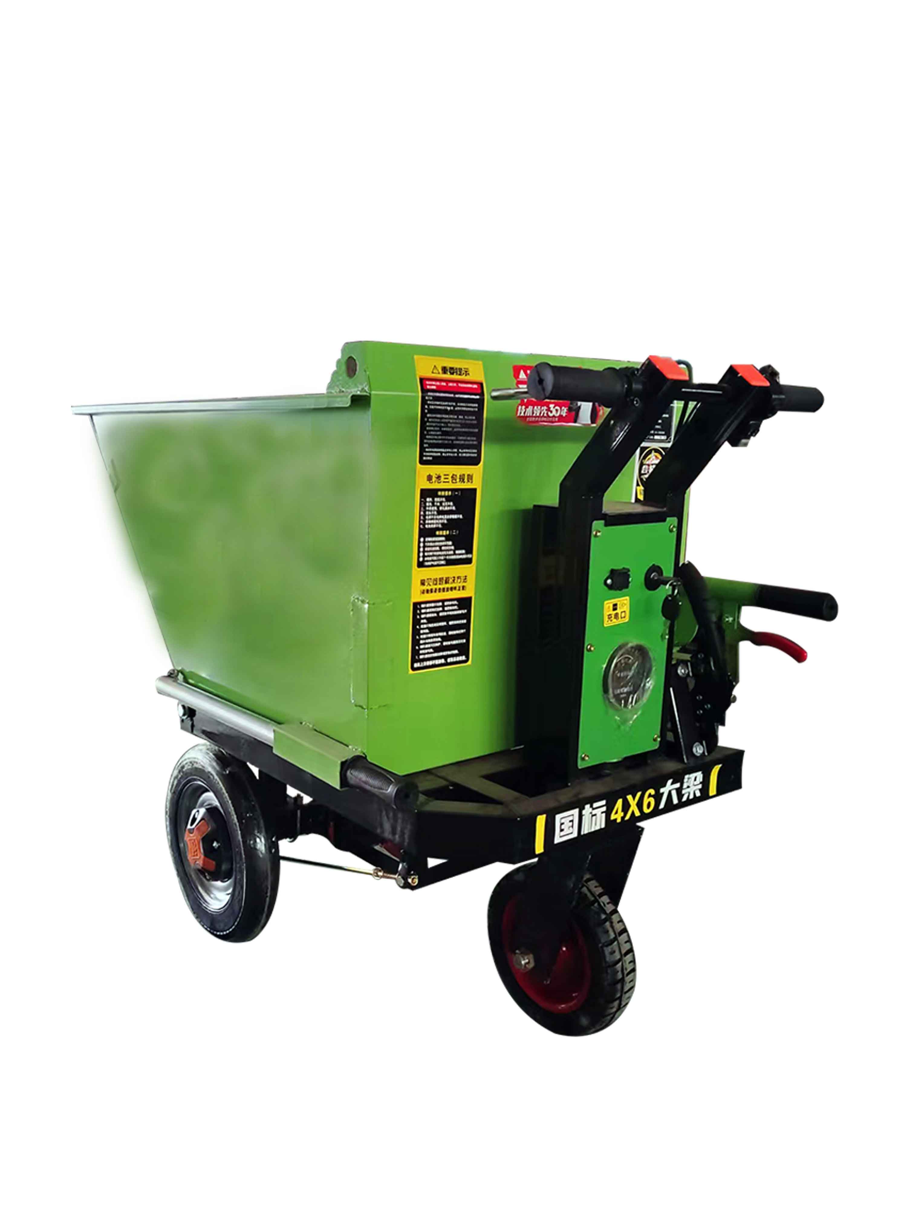 Electric engineering vehicles for construction sites