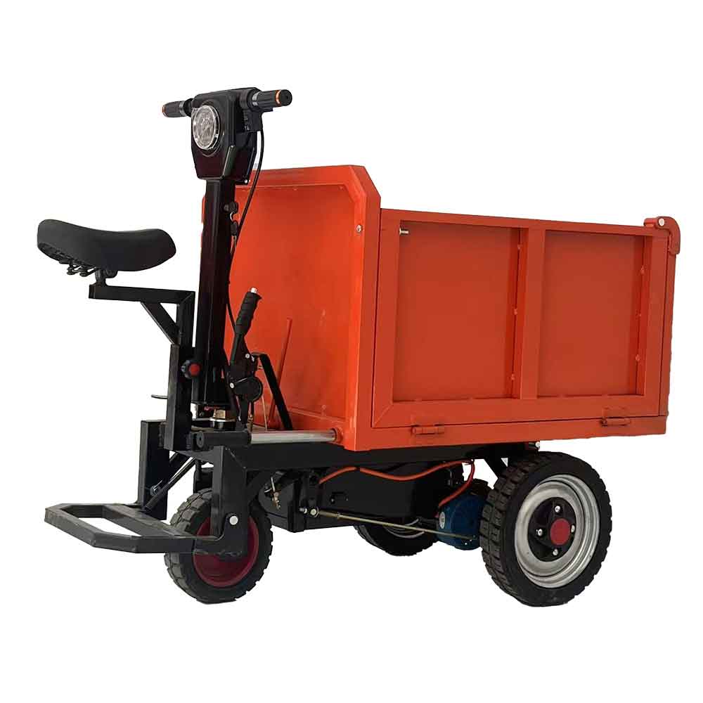 Electric trolley three in one three door ash hopper