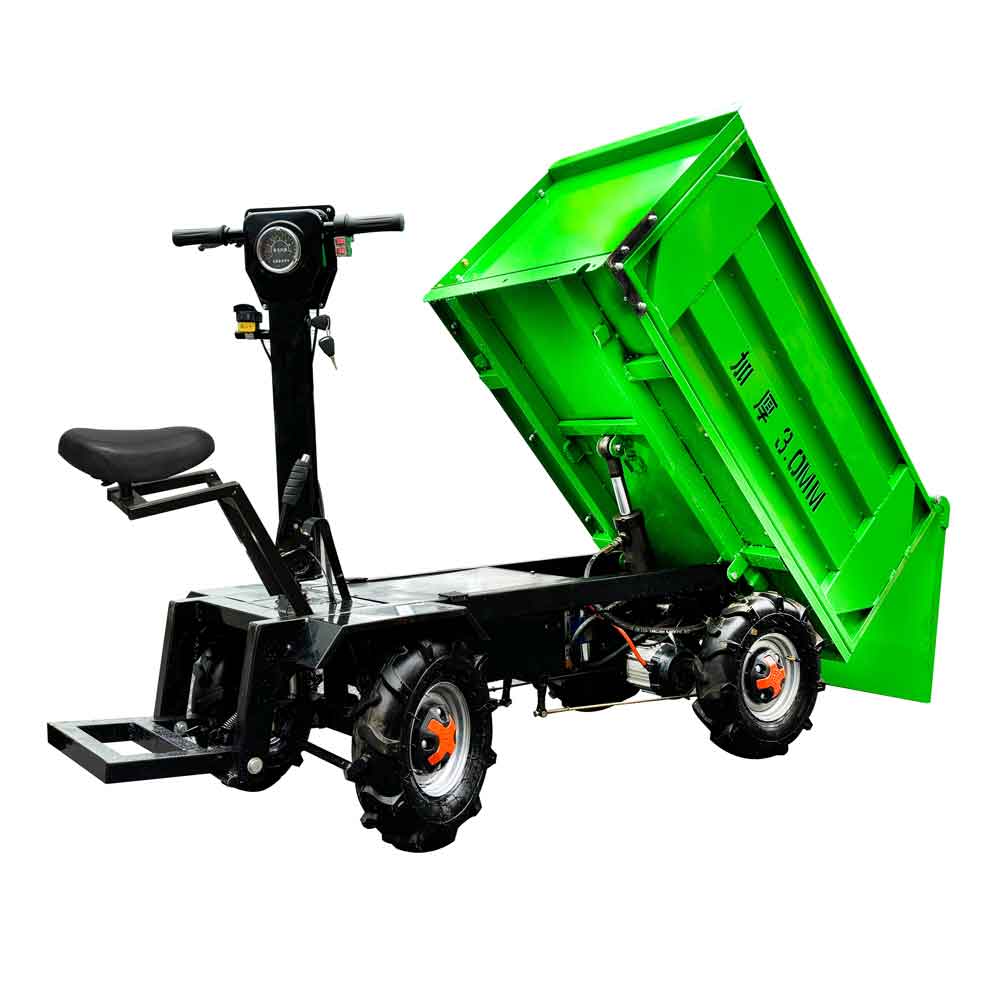 Electric four-wheel vehicle hydraulic four-combination